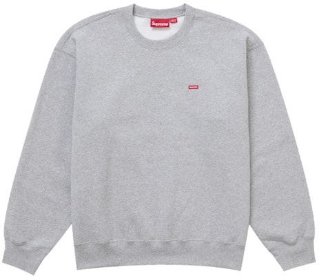 Supreme Sudadera Cuello Redondo Caja Pequeña (FW24) Gris Ceniza Buy Supreme Sudadera Cuello Redondo Caja Pequeña (FW24) Gris Ceniza