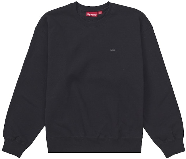 supreme-small-box-crewneck-fw-24-black