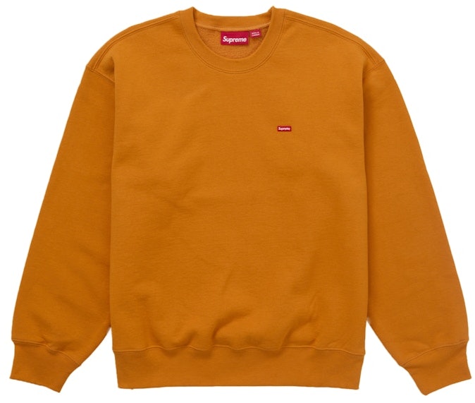 supreme-small-box-crewneck-fw-24-orange