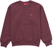 Supreme Small Box Crewneck (FW24) Plum Supreme Small Box Crewneck (FW24) Plum
