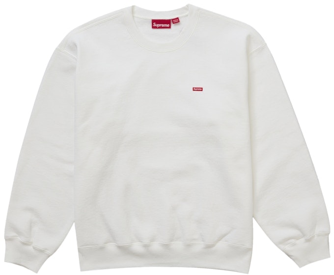 supreme-small-box-crewneck-fw-24-white