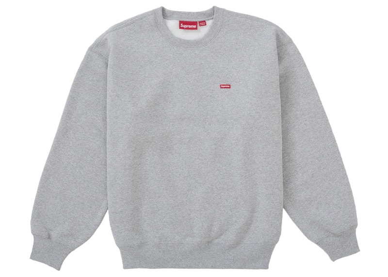 Supreme Small Box Crewneck (FW25) Ash Grey
