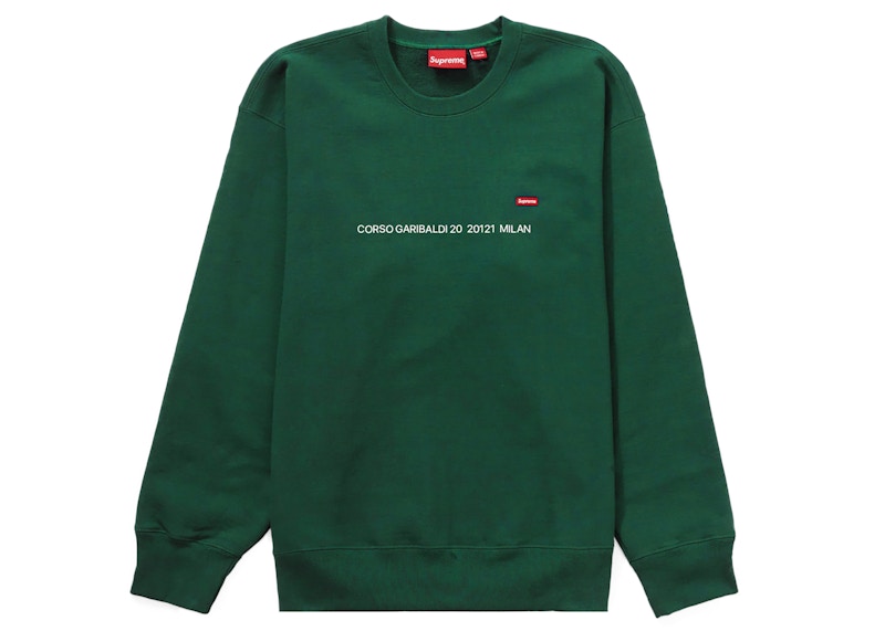 Buy Supreme Small Box Crewneck Bright Green - Novelship
