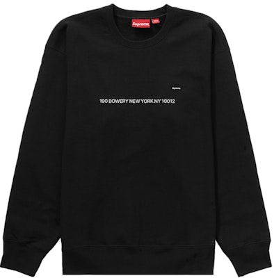 Supremeスモールボックスクルーネック(NY限定)黒
Buy Supremeスモールボックスクルーネック(NY限定)黒
