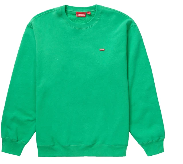 supreme-small-box-crewneck-green