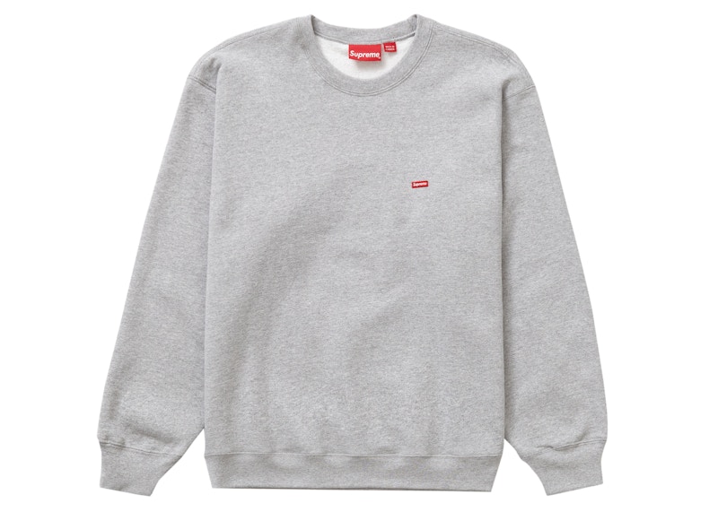 Buy Supreme Small Box Crewneck (FW23) Charcoal - Novelship