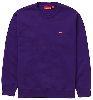 Supreme Sudadera Cuello Redondo Pequeña Caja (SS21) Morada Buy Supreme Sudadera Cuello Redondo Pequeña Caja (SS21) Morada
