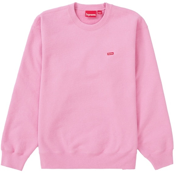 supreme-small-box-crewneck-ss-22-bright-pink