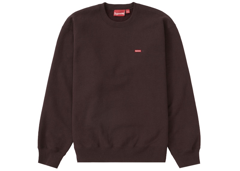 Supreme Small Box Crewneck (SS22) 'Dark Brown'