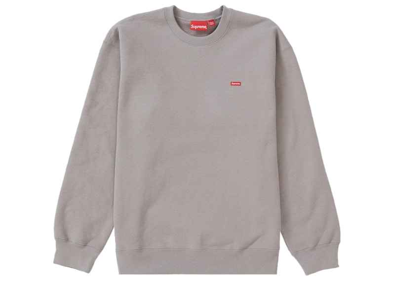Buy Supreme Small Box Crewneck (SS22) 'Abu-abu'