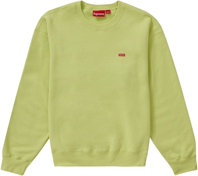 supreme-small-box-crewneck-lime