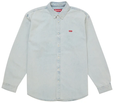 Supreme Small Box Denim Shirt (SS26) Grey Buy Supreme Small Box Denim Shirt (SS26) Grey
