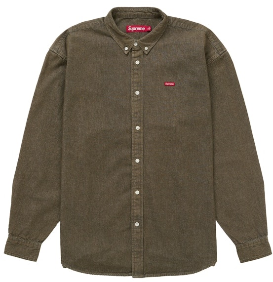 supreme-small-box-denim-shirt-olive