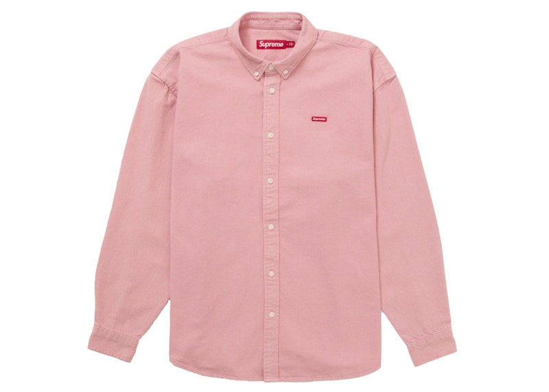 Supreme Small Box Denim Shirt Pink