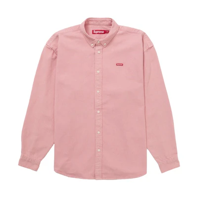 Supreme Small Box Denim Shirt Pink