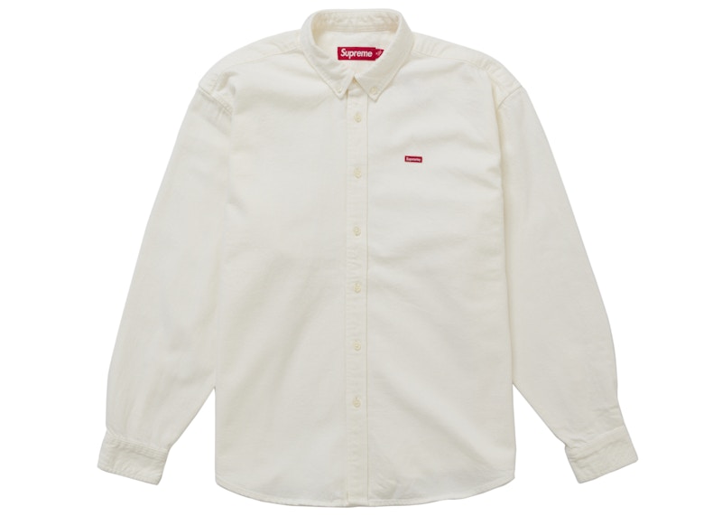 Supreme Small Box Denim Shirt White