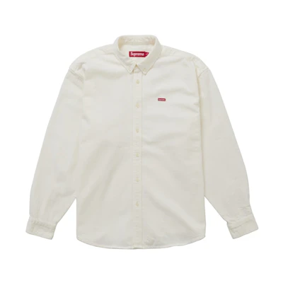 Supreme Small Box Denim Shirt White