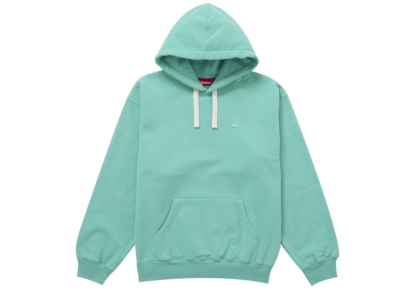 Supreme Small Box Drawcord Hooded Sweatshirt (SS26) Light Green