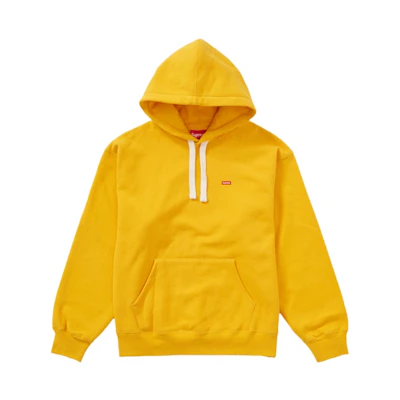 Supreme Small Box Drawcord Hooded Sweatshirt Bright Gold