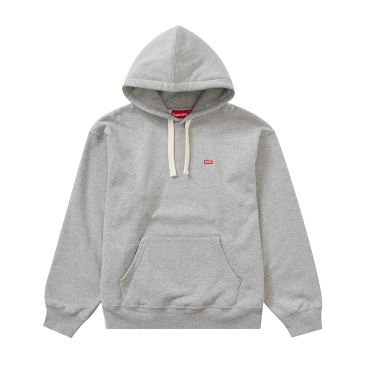 Buy Supreme Small Box Drawcord Hooded Sweatshirt Heather Buy Supreme Small Box Drawcord Hooded Sweatshirt Heather