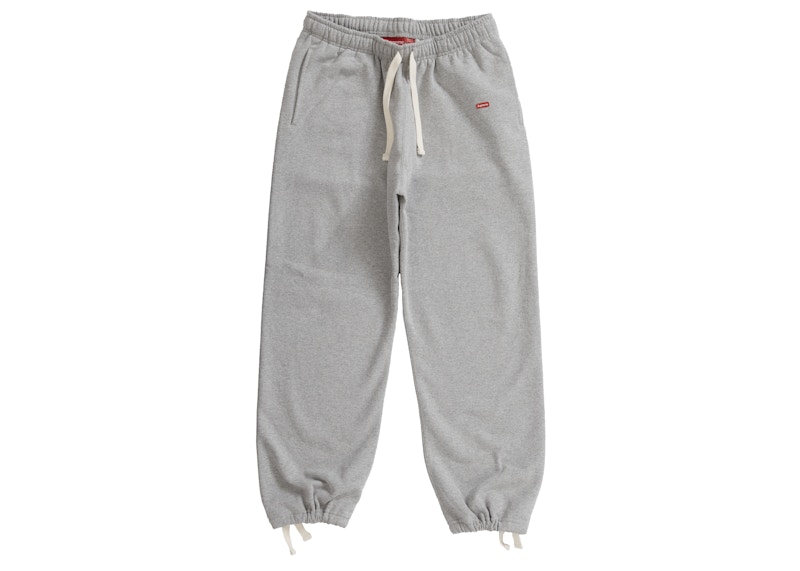 Supreme Small Box Drawcord Sweatpant Heather Grey