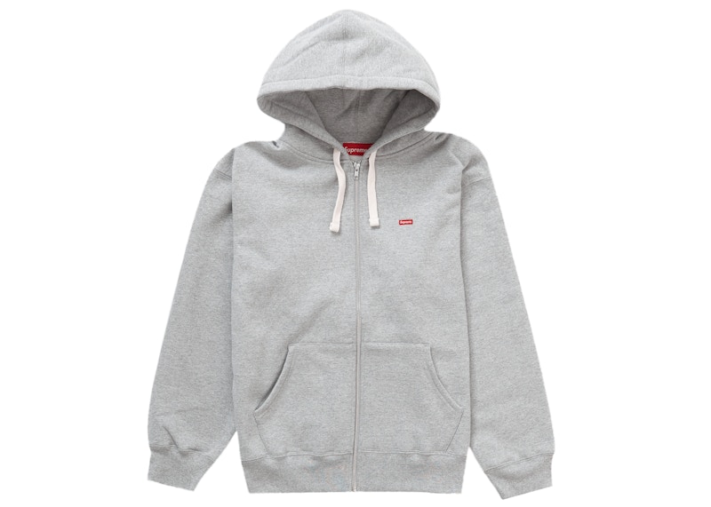 Supreme スモールボックスロゴ ジップパーカー グレー L Supremeスモールボックスロゴジップパーカー (グレー) を購入 - Novelship