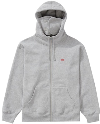 Sudadera con Capucha Supreme Small Box Facemask FW21 Gris Jaspeado Order Sudadera con Capucha Supreme Small Box Facemask FW21 Gris Jaspeado