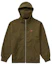 Order Supreme Jaket Hoodie Ritsleting Wajah Kecil (FW21) Olive Tua