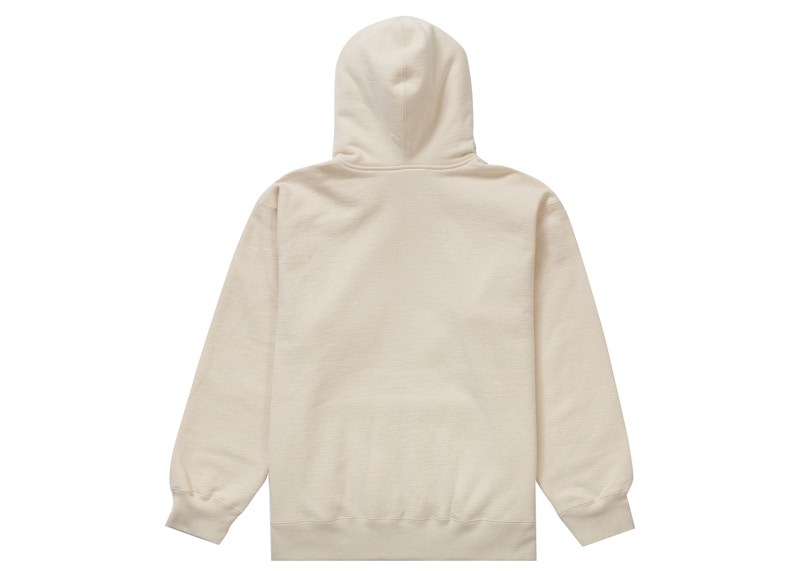 Lookbook Supreme 小盒子口罩拉鍊連帽衛衣 (FW21) 自然色