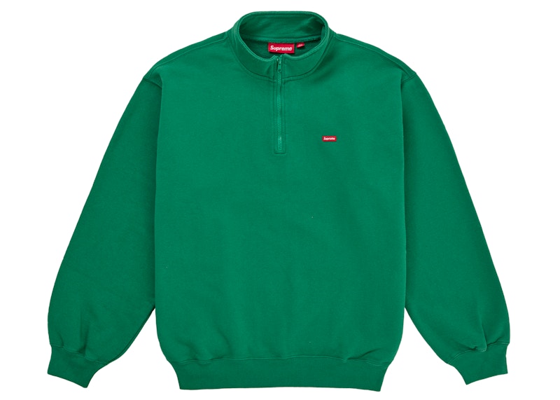 Supreme Small Box Half Zip Pullover (SS26) Green