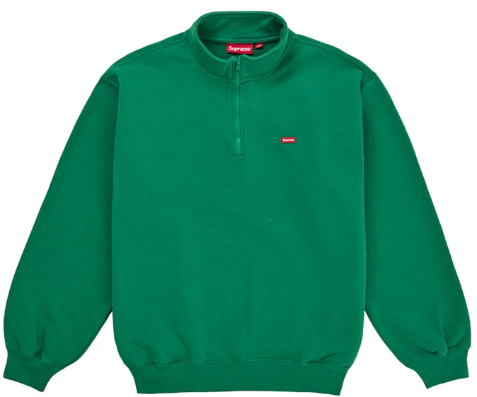 supreme-small-box-half-zip-pullover-ss-26-green