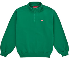 Supreme Small Box Half Zip Pullover (SS26) Green Supreme Small Box Half Zip Pullover (SS26) Green