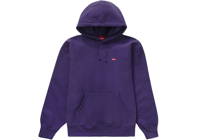 Supreme Small Box Hooded Sweatshirt (FW22) Purple