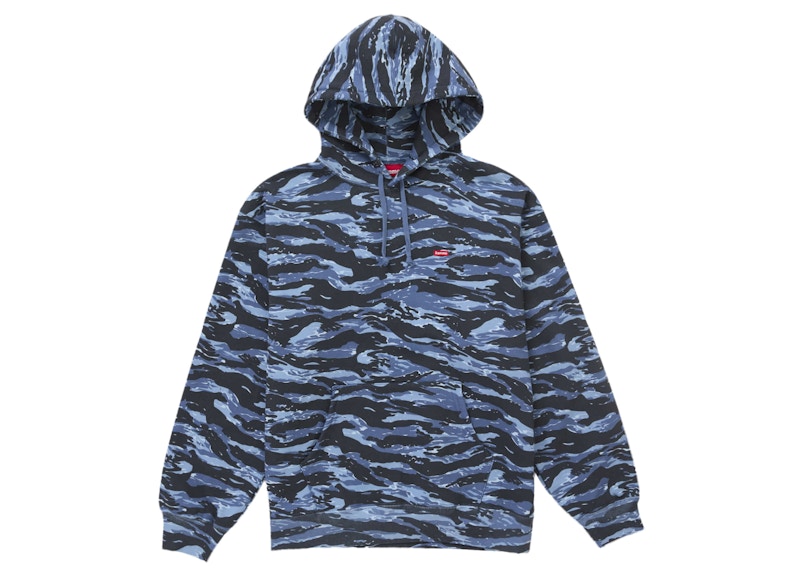 Supreme Small Box Hooded Sweatshirt (FW24) Blue Tiger Camo