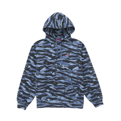 Supreme Small Box Hooded Sweatshirt (FW24) Blue Tiger Camo