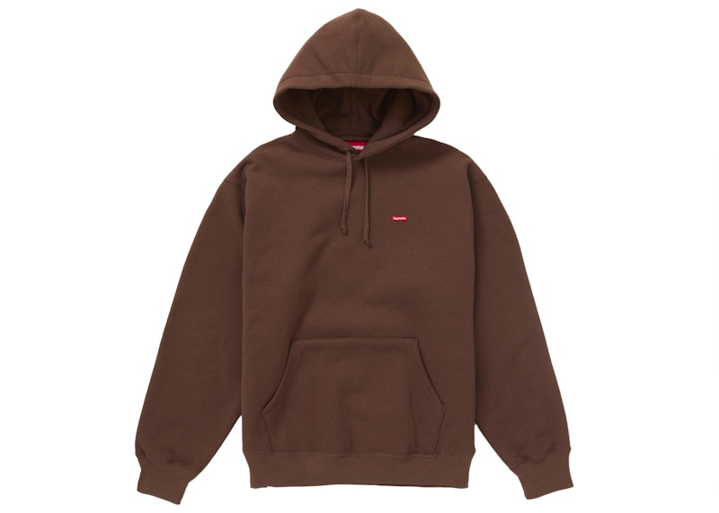 Supreme Small Box Hooded Sweatshirt (FW24) Brown