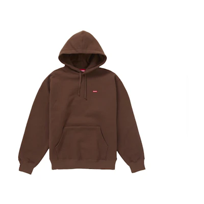 Supreme Small Box Hooded Sweatshirt (FW24) Brown