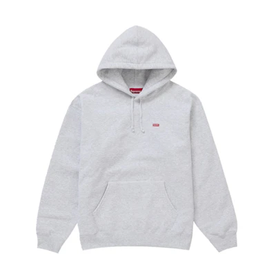 Supreme Small Box Hooded Sweatshirt (FW24) Heather Grey