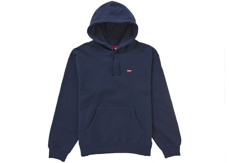 Supreme Small Box Hooded Sweatshirt (FW24) Navy