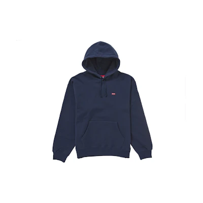 Supreme Small Box Hooded Sweatshirt (FW24) Navy