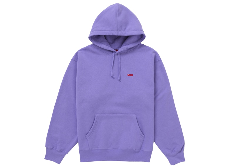 Supreme Small Box Hooded Sweatshirt (FW24) Purple
