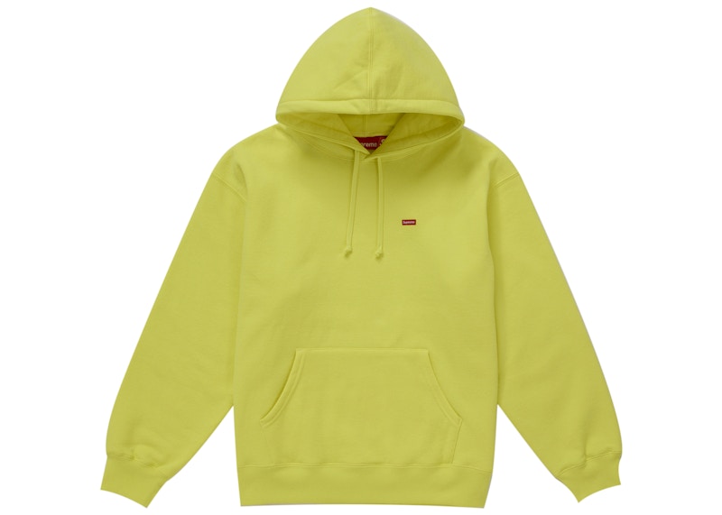 Supreme Small Box Hooded Sweatshirt (FW25) Bright Yellow