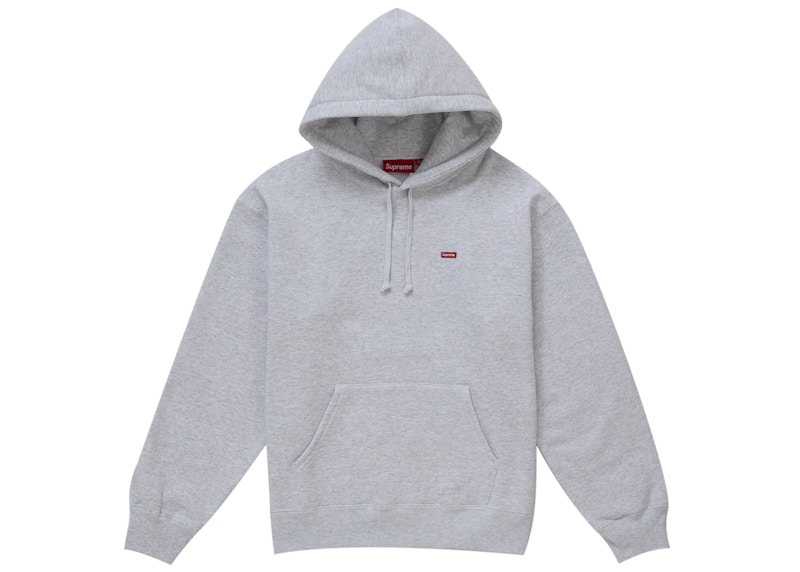 Supreme Small Box Hooded Sweatshirt (FW25) Heather Grey