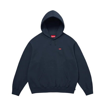 Supreme Small Box Hooded Sweatshirt (FW25) Navy