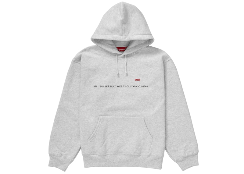 Buy Supreme Box Logo Hooded Sweatshirt (FW17) Heather Grey - Novelship