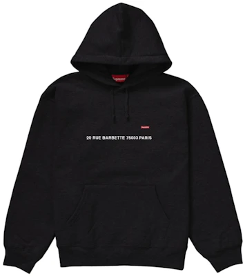 Buy Supreme Small Box Hooded Sweatshirt (Paris Shop) Black Buy Supreme Small Box Hooded Sweatshirt (Paris Shop) Black