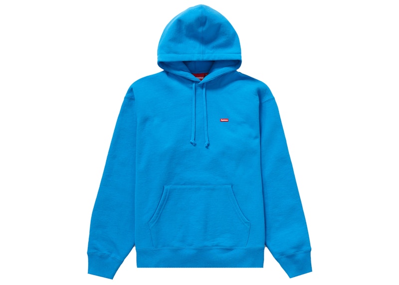 Buy Supreme Small Box Hooded Sweatshirt (SS22) Biru Terang