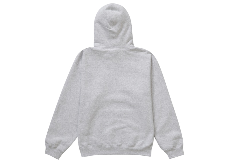 Order Supreme Small Box Hooded Sweatshirt (SS23) Ash Grey