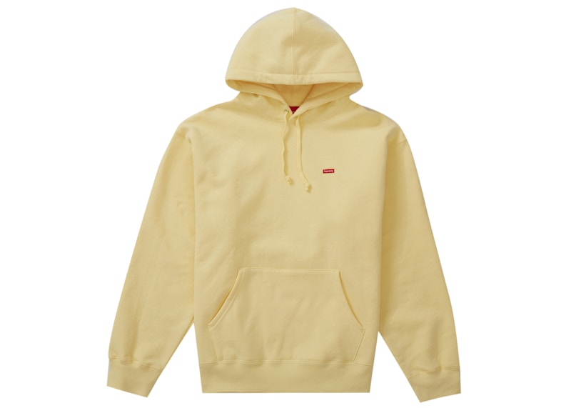 Buy Supreme Small Box Hooded Sweatshirt (SS23) Light Yellow