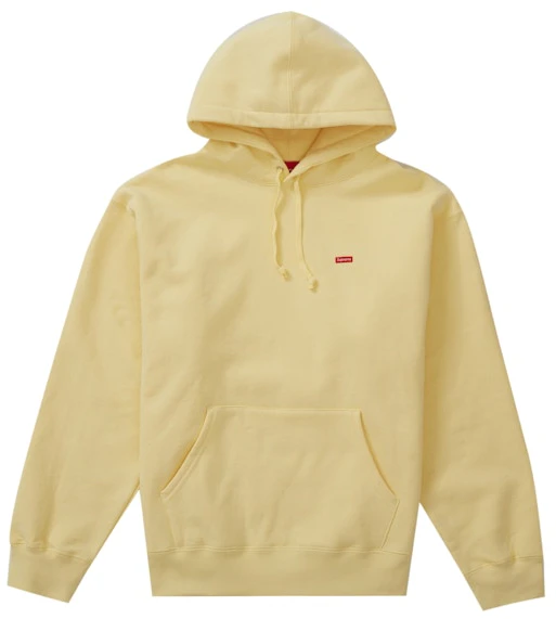 supreme-small-box-hooded-sweatshirt-ss-23-light-yellow